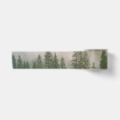 Misty Foggy Forest Bomen Lint (Voorkant)