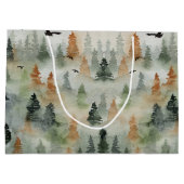 Misty Forest Birthday | PensioenGROOTTE Cadeau Groot Cadeauzakje (Achterkant)