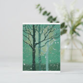 Misty Forest Briefkaart (Staand voorkant)