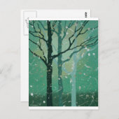 Misty Forest Briefkaart (Voorkant / Achterkant)