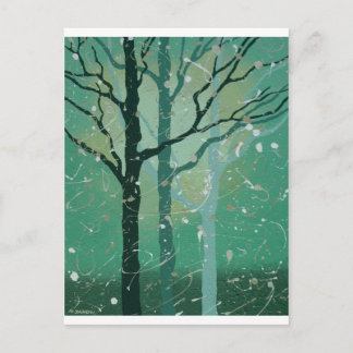 Misty Forest Briefkaart
