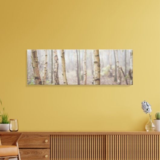 MISTY FOREST CANVAS AFDRUK (Insitu (Woonkamer))