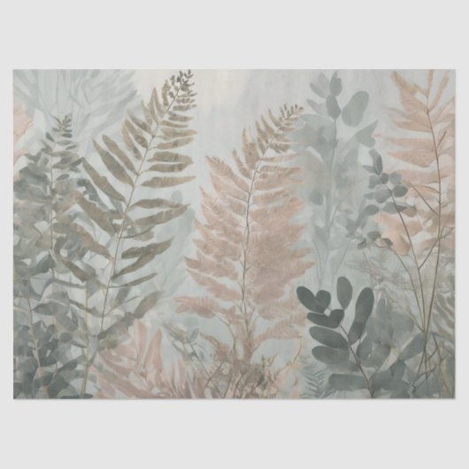 Misty Forest Elegance tissue paper Tissuepapier (Voorkant)