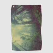 Misty Forest Golfhanddoek (Voorkant)