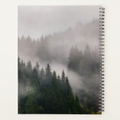 Misty Forest in de bergen Planner (Achterkant)