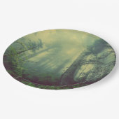 Misty Forest Papieren Bordje (Gekanteld)