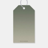 Misty Forest Party Favor Hang Labels Cadeaulabel (Achterkant)
