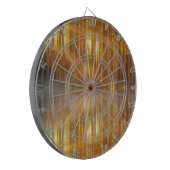 Misty Forest Scene Dartbord (Voorkant Links)