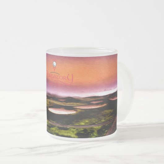 Misty Golf Morning Mug (Devant droit)
