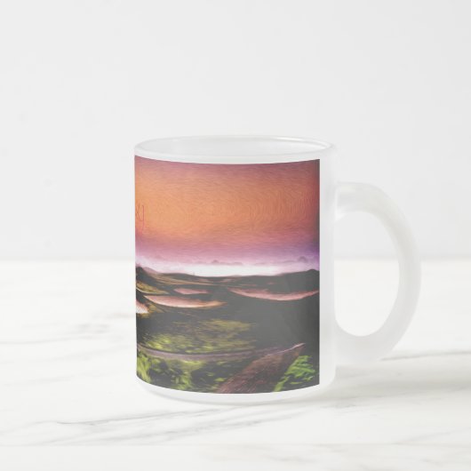 Misty Golf Morning Mug (Droit)