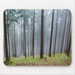 Misty herfst bos ontspanning muismat