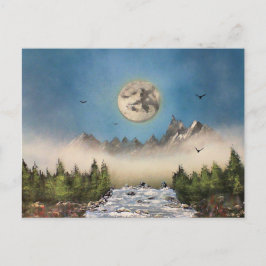 Misty Herfsten Briefkaart