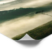 Misty Highlands Wind Boerderij Poster (Hoek)