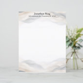 Misty Hills Briefpapier (Staand voorkant)