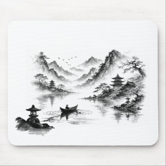 Misty Lake Mousepad 2 Muismat