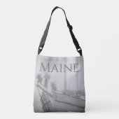 Misty Maine Harbor Sailboot Crossbody Tas (Achterkant)