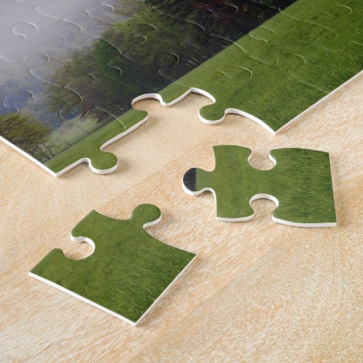 Misty meadow en Rich Mountain, Cades Cove, Legpuzzel (Zijkant)