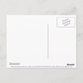 Misty Moon Over de Columbia Briefkaart (Achterkant)