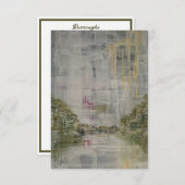 Misty Morning Abstract Landschap notitiekaarten (Voorkant / Achterkant)