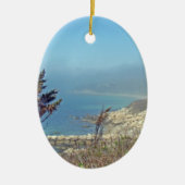 Misty Morning bij Nobska Point - Cape Cod MA Keramisch Ornament (Voorkant)