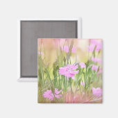 Misty Morning Dianthus Magneet (Voorkant / Achterkant)