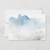 Misty Morning Meadow Wedding Details RSVP Kaartje (Achterkant)