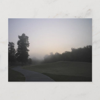 Misty Morning Path Briefkaart