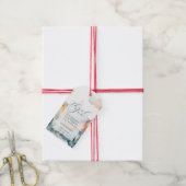 Misty Mountain bruiloft Cadeaulabel (Met Touw)