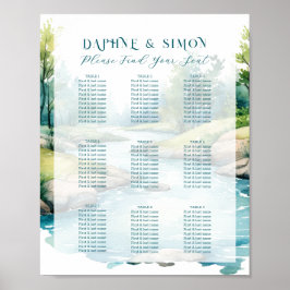 Misty Mountain bruiloft Poster