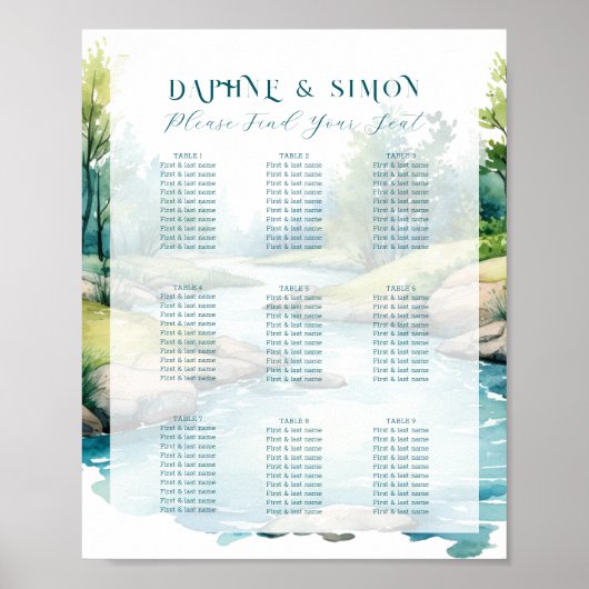 Misty Mountain bruiloft Poster (Voorkant)