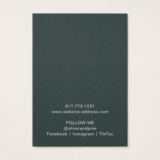 Misty Mountain Earring Display Kaart (Achterkant)