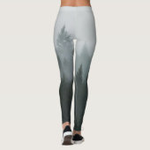 Misty Mountain Forest herfstmist Leggings (Achterkant)