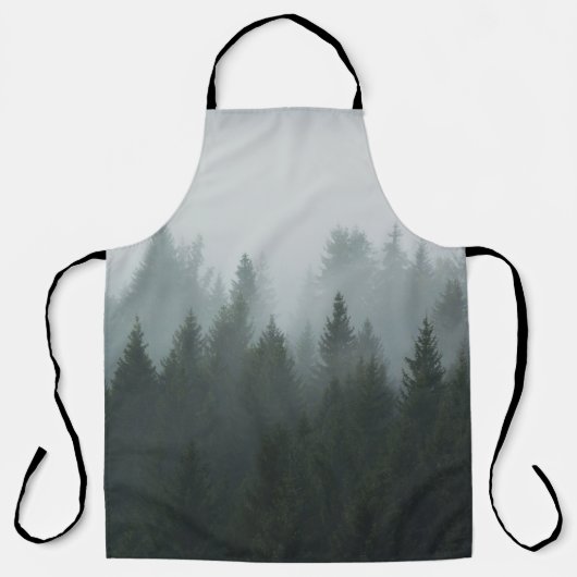 Misty Mountain Forest herfstmist Schort (Voorkant)