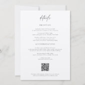 Misty Mountain Forest Rustic Wedding Invitation Kaart (Achterkant)