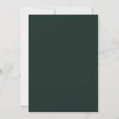 Misty Mountain Forest Script Save The Date Kaart (Achterkant)