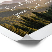 Misty Mountain Islamic Poster | Nature & Faith Wal (Coin)