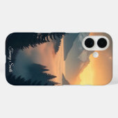 Misty Mountain Peak Case-Mate iPhone Case (Achterkant (horizontaal))