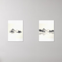 "Misty Mountain Reflections"