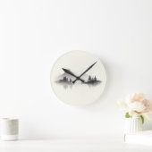 "Misty Mountain Reflections" Ronde Klok (Huis)