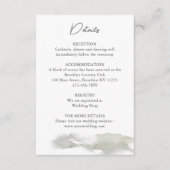 Misty Mountain Wedding Details Informatiekaartje (Voorkant)