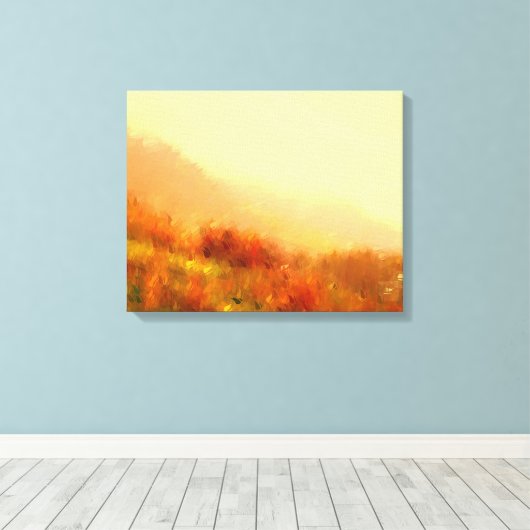 MISTY MOUNTAINS CANVAS AFDRUK (Insitu (Houten vloer))