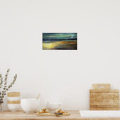 Misty Mountainscape Poster (Keuken)