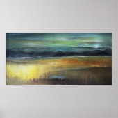 Misty Mountainscape Poster (Voorkant)