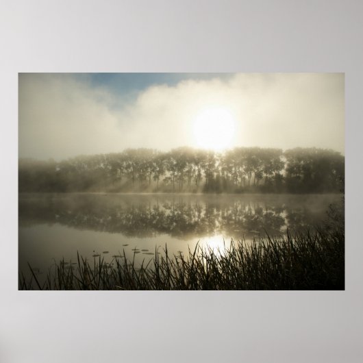 Misty ochtend poster (Voorkant)