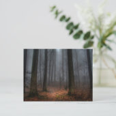 Misty Path naar Flat Top Mountain Briefkaart (Staand voorkant)