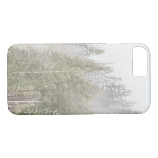 Misty Pines Case-Mate iPhone Case (Achterkant (Horizontaal))