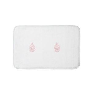 Misty Roos, Flush Mahogany, decoratief ontwerp Badmat