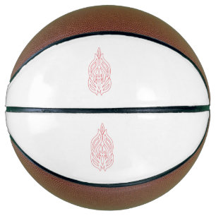 Misty Roos, Flush Mahogany, decoratief ontwerp Basketbal