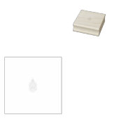 Misty Roos, Flush Mahogany, decoratief ontwerp Rubberstempel (Gestempeld)