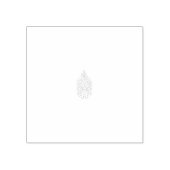 Misty Roos, Flush Mahogany, decoratief ontwerp Rubberstempel (Afrduk)